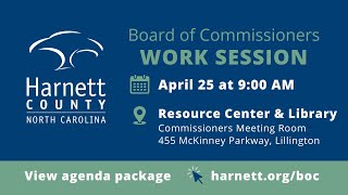 Harnett County Work Session 04/25/23