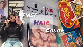 Are u excited for my FIRST HAIR COLOUR? || MY FIRST VLOG || SOLO DATE || Domino's lunch || Funny