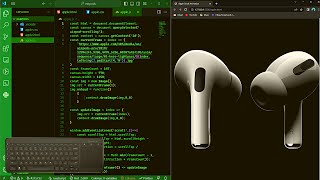 ASMR Programming - Coding Scrolling Animation Apple AirPods - No Talking | オーディング スクロール アニメーション