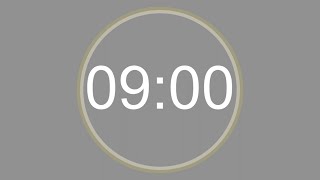 9 MINUTE - 4K - COUNTDOWN IN REVERSE - 540 SECOND TIMER -