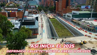 ASI INICIA EL 2025   DEPRIMIDO CALLE 72     BOGOTA ENERO 11 DE 2025