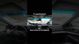 How to drive on the highway #driving #cars #pov #cuttingup #cuttingupintraffic #shorts #fyp #explore