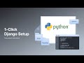 🚀 1-Click Django Project Setup | Automate Django with Batch + Python Scripts