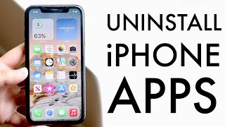 How To Uninstall Apps On iPhone! (iOS 15 / iOS 14)