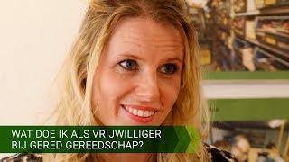 Wat doe ik als vrijwilliger bij Gered Gereedschap?