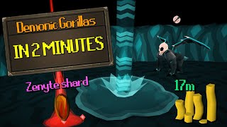 Demonic Gorillas in 2 Minutes (OSRS GUIDE)