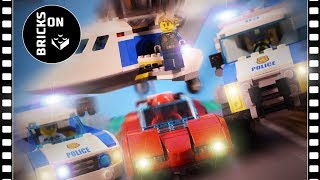 LEGO CITY POLICE High Speed Chase Part 2 Catch The Crook Stop Motion Animation Escape Arrest