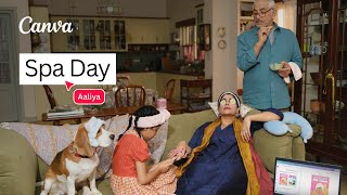 Canva | Canva AI | Spa Day #DilSeDesignTak