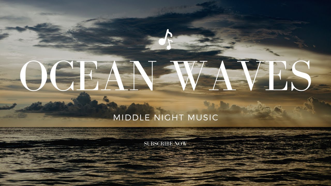 Black Screen Ocean Waves 10 Hour Youtube