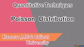 Poisson distribution (QT)