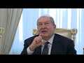 Նախագահի նստավայրում կայացել է ընդլայնված կազմով հանդիպում Վրաստանի նախագահի պատվիրակության հետ