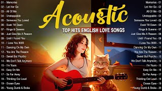 Morning Acoustic Love Songs 2024 Top Hits 🌹 New Acoustic English Songs 2024 Cove