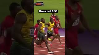 Usain bolt 100m timing 9:58 #running #shorts #viral #youtubeshorts #athlete #100m #jamaica #reels ￼