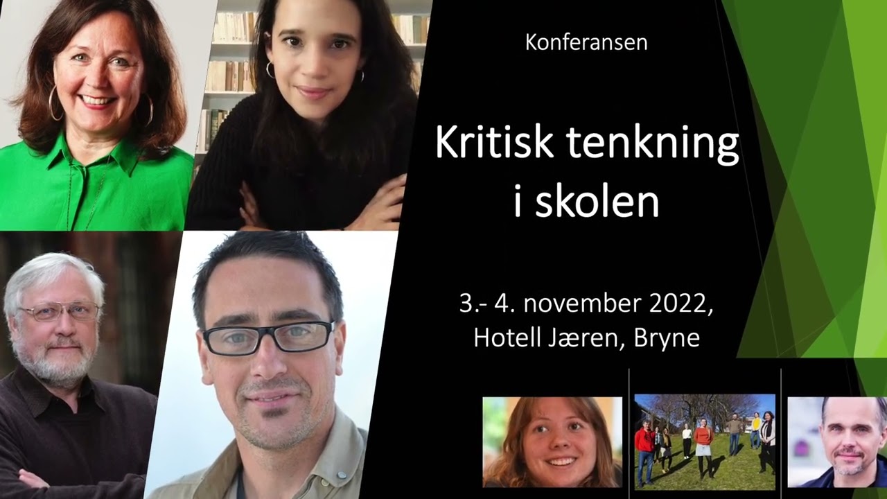 Kritisk Tenkning I Skolen - YouTube