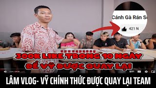 LÂM VLOG - Ku VỸ chính thức được cho quay trở về TEAM