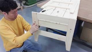 소나무공방 가구다리 사선으로 작업하는 방법 Making to furniture legs.