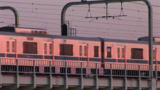 Romance Car on the Odakyu Line bound for Shinjuku Station in Tokyo