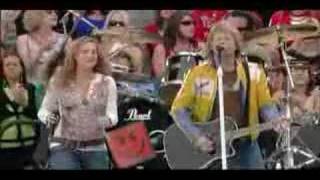 Bon Jovi And Sugarland - Who Says You Cant Go Home Live