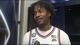UConn's Tristen Newton reacts to Final Four win over Miami | Full Interview