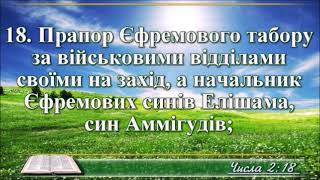 ВідеоБіблія Числа розділ 2 Огієнка