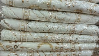 موتی مکیش Indian Designer Hand made Mukesh kamdani \u0026 Pearl work Handcrafted Majestic Bridal Elegance