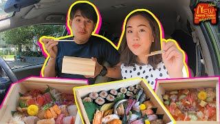 ครั้งแรก!! เดทแฟนบนรถกับอาหารมื้อละหมื่น 💚👫🏻 | NewDriveThru Special