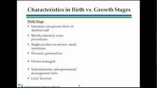 SBBN Webinar: Lifecycle Risks for Small Businesses: Birth to Growth Stages