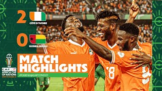 HIGHLIGHTS | Côte d'Ivoire 🆚 Guinea-Bissau  #TotalEnergiesAFCON2023 - MD1 Group A
