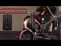 pt. 2 wheelchair user demonstrates adaptive workout