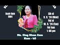 Kawlpi Tahan ateng, Nu Cing Khan Zam kum-40 Funeral Service