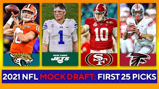2021 NFL Mock Draft: First 25 Picks [Trevor Lawrence, Justin Fields, Zach Wilson] | CBS Sports HQ