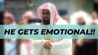 Sheikh Gets Emotional | Classic Recitation |  Sheikh Saud As-Shuraim |  Beautiful