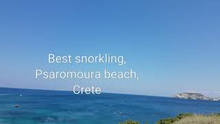 [WorldTravel] Best snorkling in Crete, Psaromoura beach, Crete 크레테 스노클링