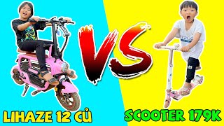 ACC - Xe Scooter 179K Vs Xe Điện Lihaze 12 Củ || Nhà Giàu Vs Nhà Nghèo.