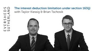 Videocast: The Interest Deduction Limitation under Section 163(j)