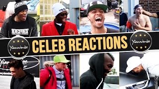 Celebrity Car Wrap Reactions Compilation