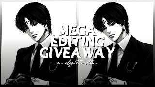 Mega Giveaway on Alight Motion | Editing Pack Giveaway | Alight Link, XML File \u0026 QR Code | Moonie달 |