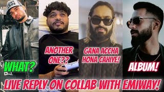 Live Reply On Collab With Emiway? Raftaar x Ikka Another? Badshah Crossed? Kr$na Track On IPL Team!