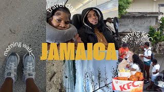 VLOG: Come to Jamaica with me! Grocery Shopping, Eating the best KFC \u0026 More| BrightAsDae