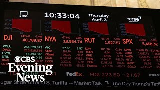 White House defending Trump's tariffs after market freefalls