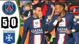 PSG vs Auxerre 5-0 All Goals Extended Highlights