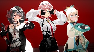 【MMDホロライブ】Giga - CH4NGE【風真いろは】【沙花叉クロヱ】【鷹嶺ルイ】4K60fps