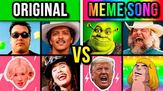 ORIGINAL SONG vs MEME VERSION
