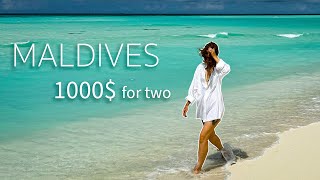 The CHEAPEST MALDIVES Tour Vlog! 1000$ for two people! Fehendhoo Island, Hotel price, the beach