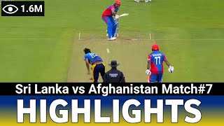 Asia cup 2022 | Sri Lanka vs Afghanistan full match highlights | AFG Vs SL full match highlights |