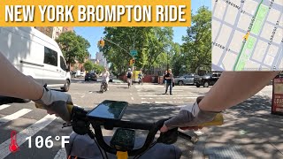 Exploring New York City on my Brompton Folding Bike [Uncut Ride w/ Commentary]