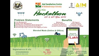Agri Tech Hackathon 2019