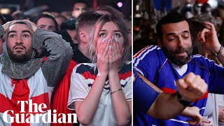 'We bottled it': England and France fans react as England are dumped out of World Cup