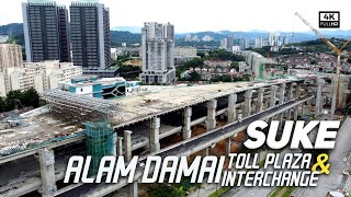 SUKE Highway Phase 2 - Alam Damai Interchange Progress Update 2022 | SUKE Highway Alam Damai (4k)