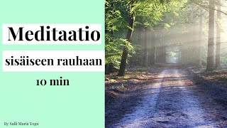 Meditaatio Sisäiseen Rauhaan 10 min | Salli Maria Yoga